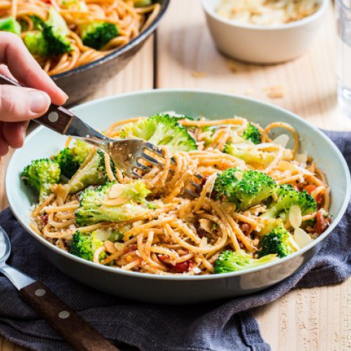 Recept Spaghetti Half Volkoren met broccoli Grand'Italia